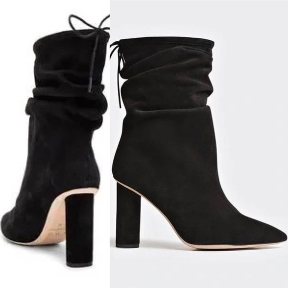 IRO Slouchy pull on Boots Tied back - Picture 1 of 15